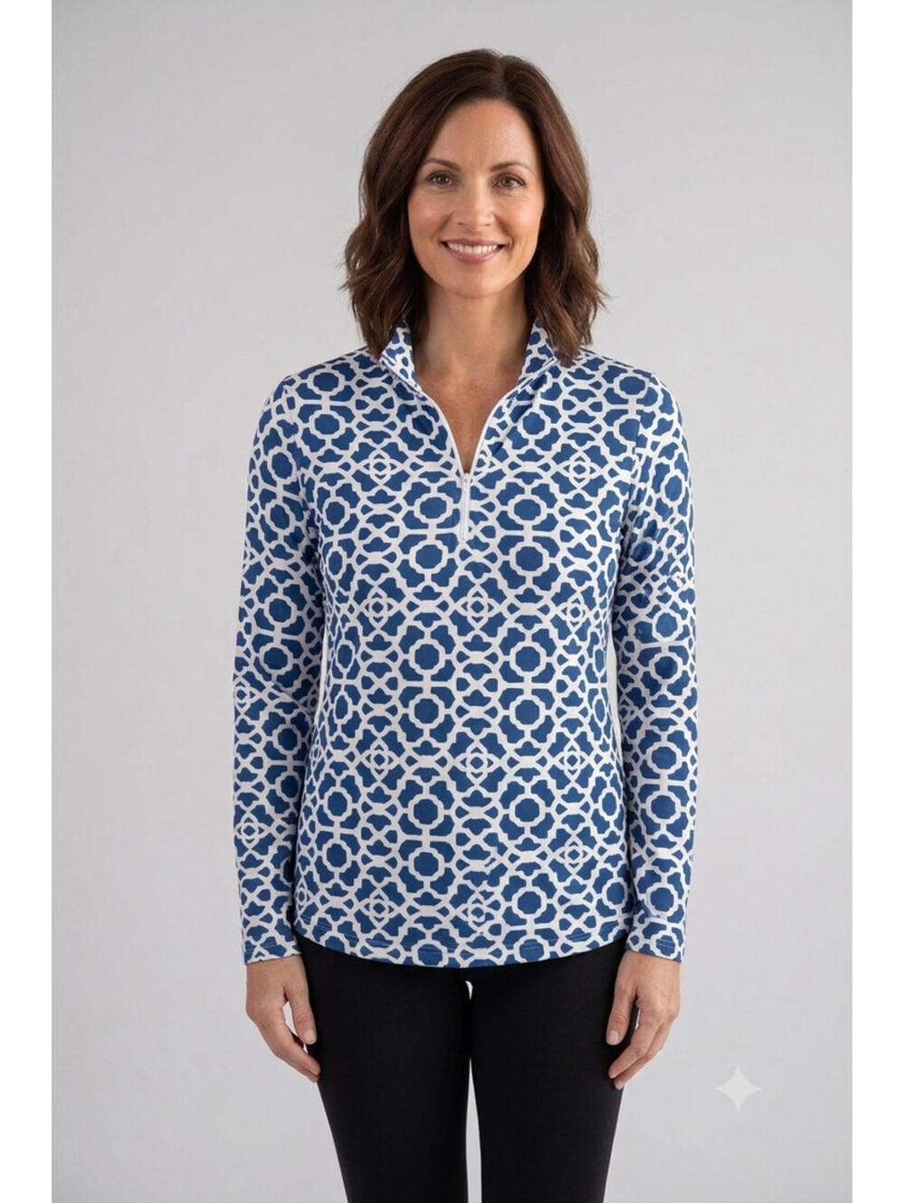 ICIKULS IBKUL 1/4 Zip Top Stretch Athletic Mesh Long Sleeve Women SMALL